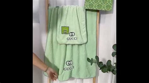 robe longue gucci|Gucci bath towels and rugs.